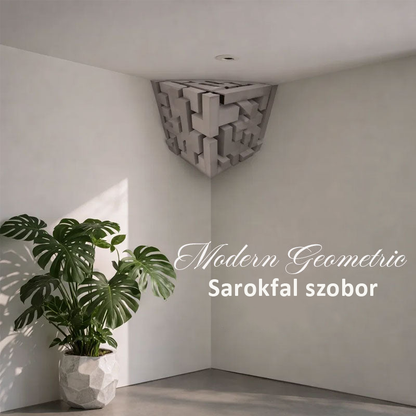 3D optikai illúziós sarok falmatrica