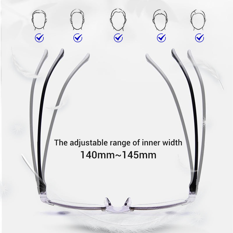 Nagy keménységű, kék fény elleni intelligens olvasótükör