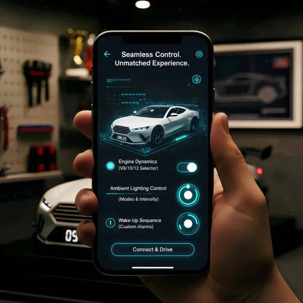 📢📢60% KEDVEZMÉNY !!🎅【🎁A legjobb karácsonyi ajándék🎁】🎄Hiperautós ébresztőóra –🏎️Valósághű GTR motor és fényeffektek