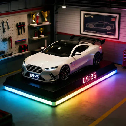 📢📢60% KEDVEZMÉNY !!🎅【🎁A legjobb karácsonyi ajándék🎁】🎄Hiperautós ébresztőóra –🏎️Valósághű GTR motor és fényeffektek