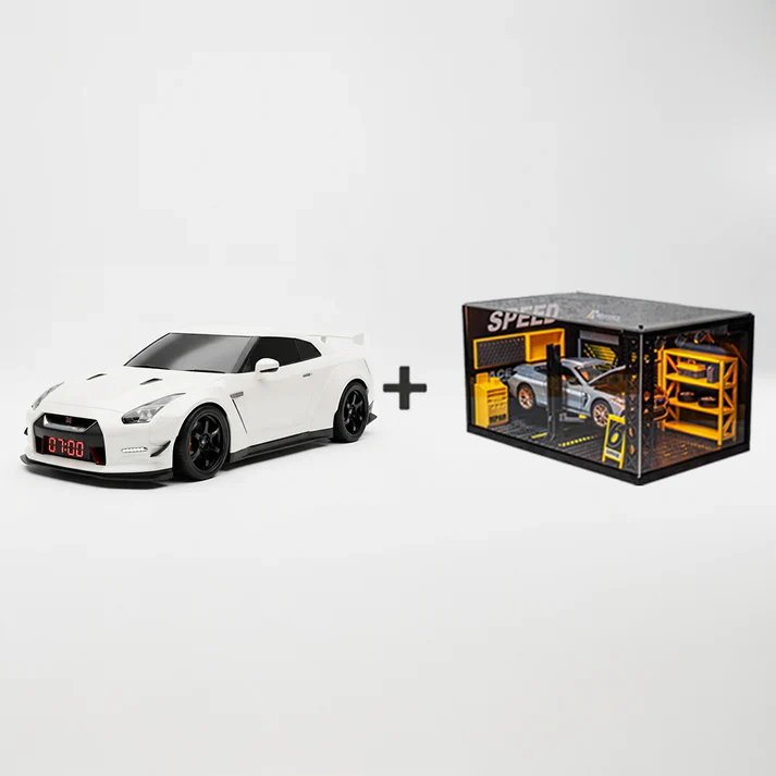 📢📢60% KEDVEZMÉNY !!🎅【🎁A legjobb karácsonyi ajándék🎁】🎄Hiperautós ébresztőóra –🏎️Valósághű GTR motor és fényeffektek