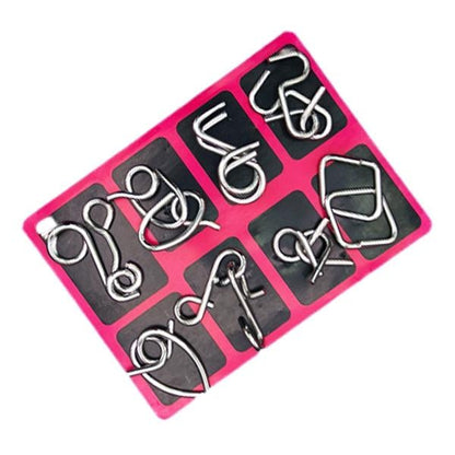 🧠 Oktatási IQ játékok, fém agytornázók