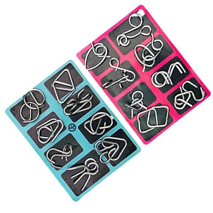 🧠 Oktatási IQ játékok, fém agytornázók