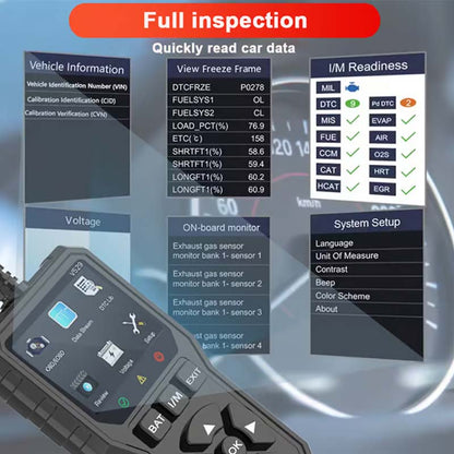 🔧 Pontos elemzés, gyors eredmények – professzionális OBD2 eszköz!