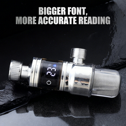 💧LED digitális zuhanyhőmérő és vízszűrő